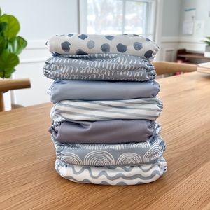 Nora’s Nursery Something Blue Cloth Diaper Set